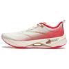 Li Ning Super Light 21 Cushioning Slip Resistant Abrasion Resistant Breathable Low Top Running Shoes Women's White Red ARBU002-44