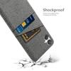 For Samsung Galaxy A07 4G Case Cloth+Hard PC Phone Cover with Dual Card Slots