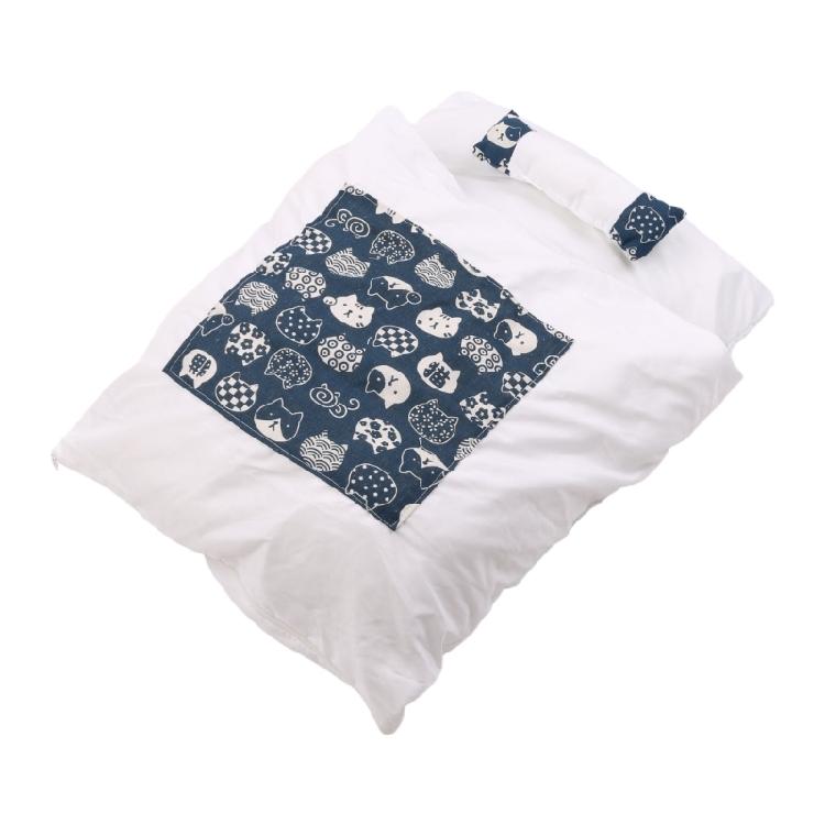 Cat Cave Bed Sleeping Bag Self-Warming Calming & Cosy Pad Cushion with Pillow
