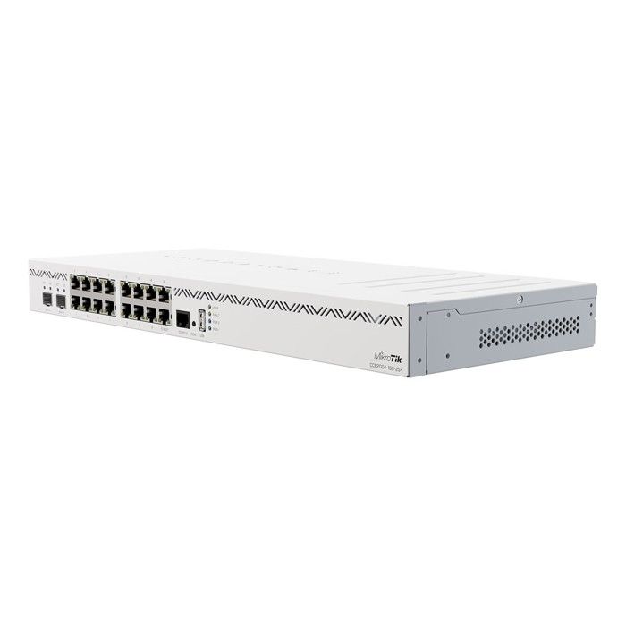Routeur - MIKROTIK - CCR2004-16G-2S+ - 16 Gigabit Ethernet - Ethernet WAN - Blanc