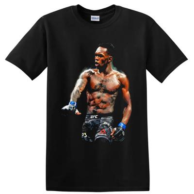 T-shirt Israel Adesanya Combattant MMA Fan de Sports de Combat Graphic Tee Cadeau Œuvre d'Art