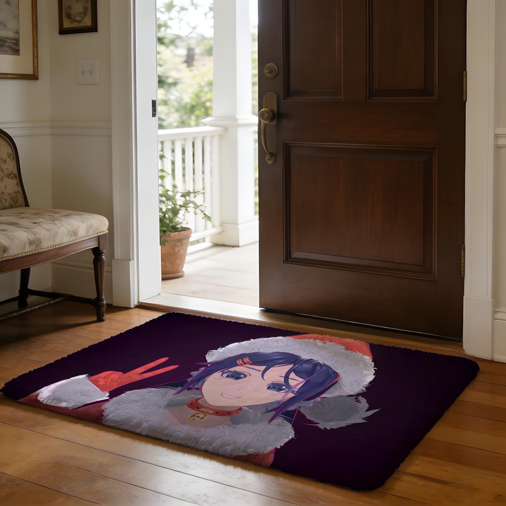 MMiSide Mita Floor Mat Soft Flannel Absorbent Mat Non-Slip Rug Home Bedroom Bathroom