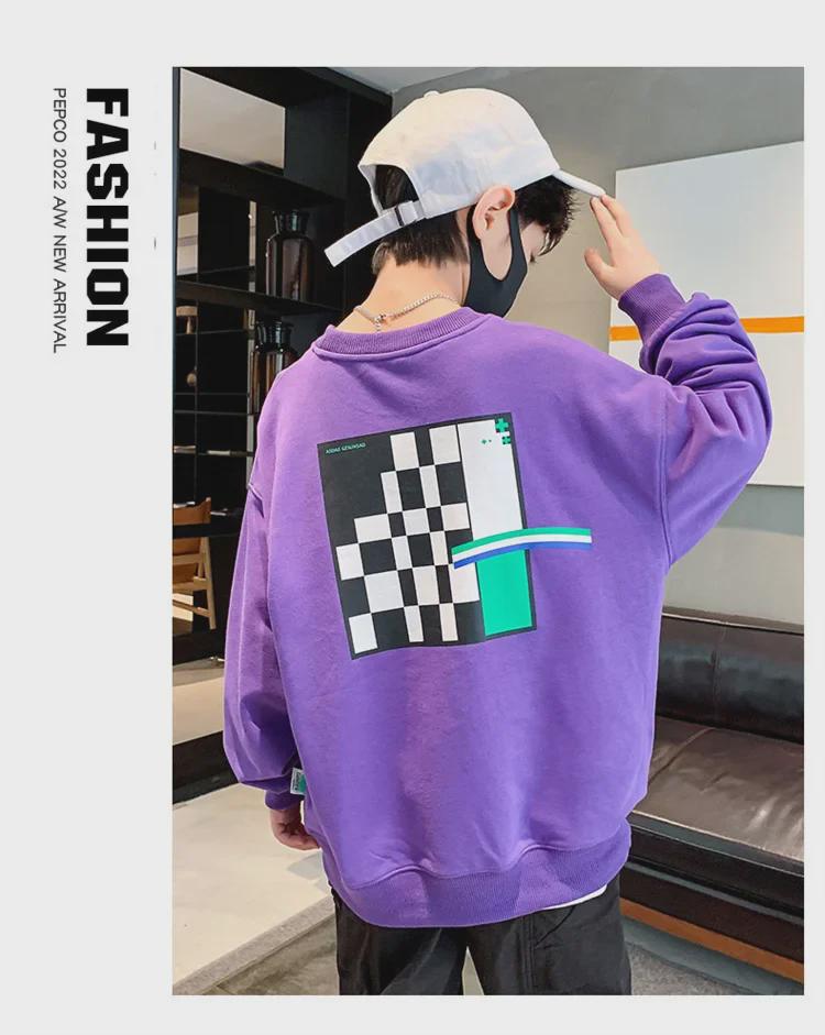 2023 Jungen Sweatshirt im koreanischen Stil mit Rundhalsausschnitt - Frühling & Herbst Print Pullover für Kinder