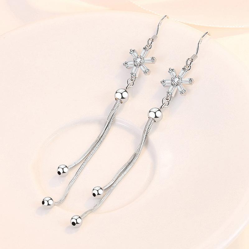 Lindon Copper Alloy Zircon Earrings Drop Earrings For Women Wedding Party Gifts