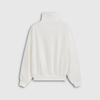 GAP Women's 2026 Spring Logo Embroidered Mock Neck Loose Sweatshirt