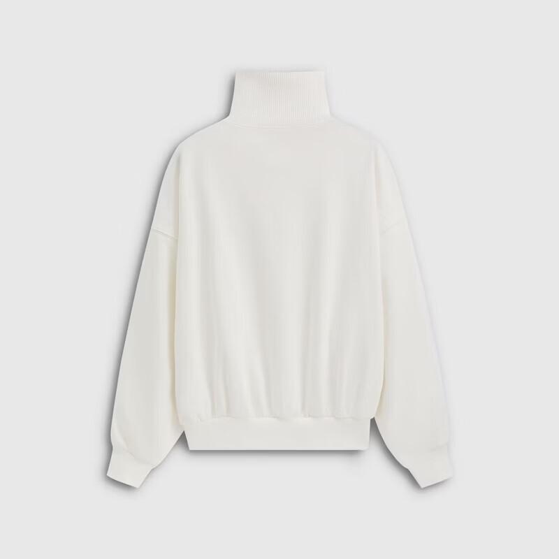 GAP Women's 2026 Spring Logo Embroidered Mock Neck Loose Sweatshirt