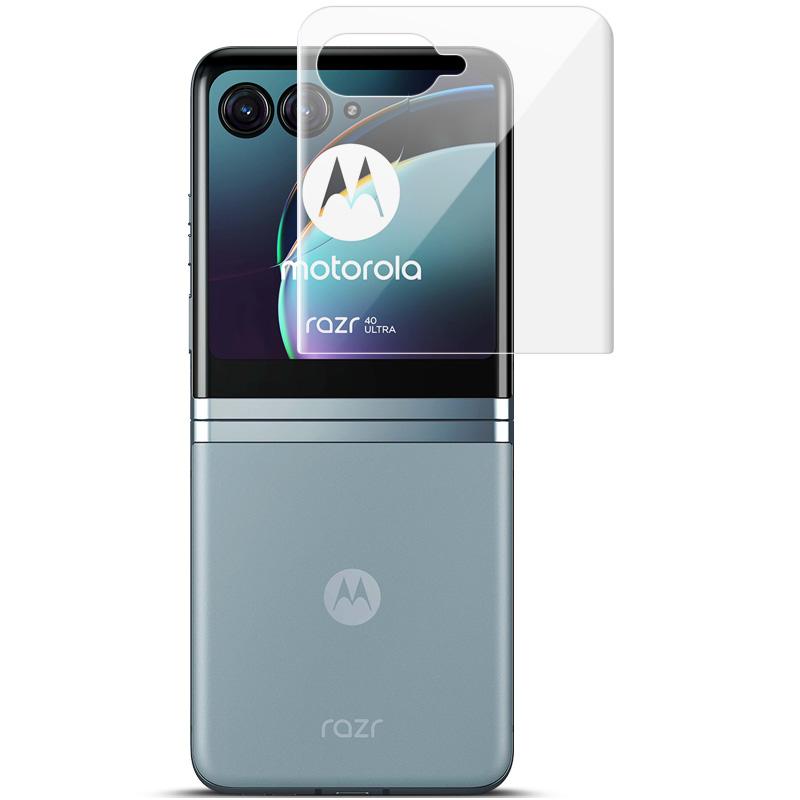IMAK für Motorola Razr 40 Ultra 5G Hydrogel-Schutzfolie III Vollständige Abdeckung Weiche TPU Klare Bildschirmschutzfolie + Rückseitenschutz Kratzfeste Folie