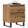 Vidaxl Bedside Table, Artisan Oak, 40X35X50 Cm, Wood-Based Material