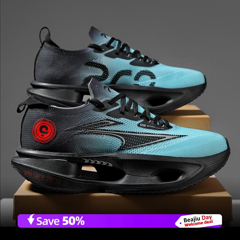 

Марафон Мужские Беговые Кроссовки Карбоновая Пластина Специальность Спорт Дышащие Легкие Женские Удобные Нескользящие Повседневные Кроссовки 45 чёрный