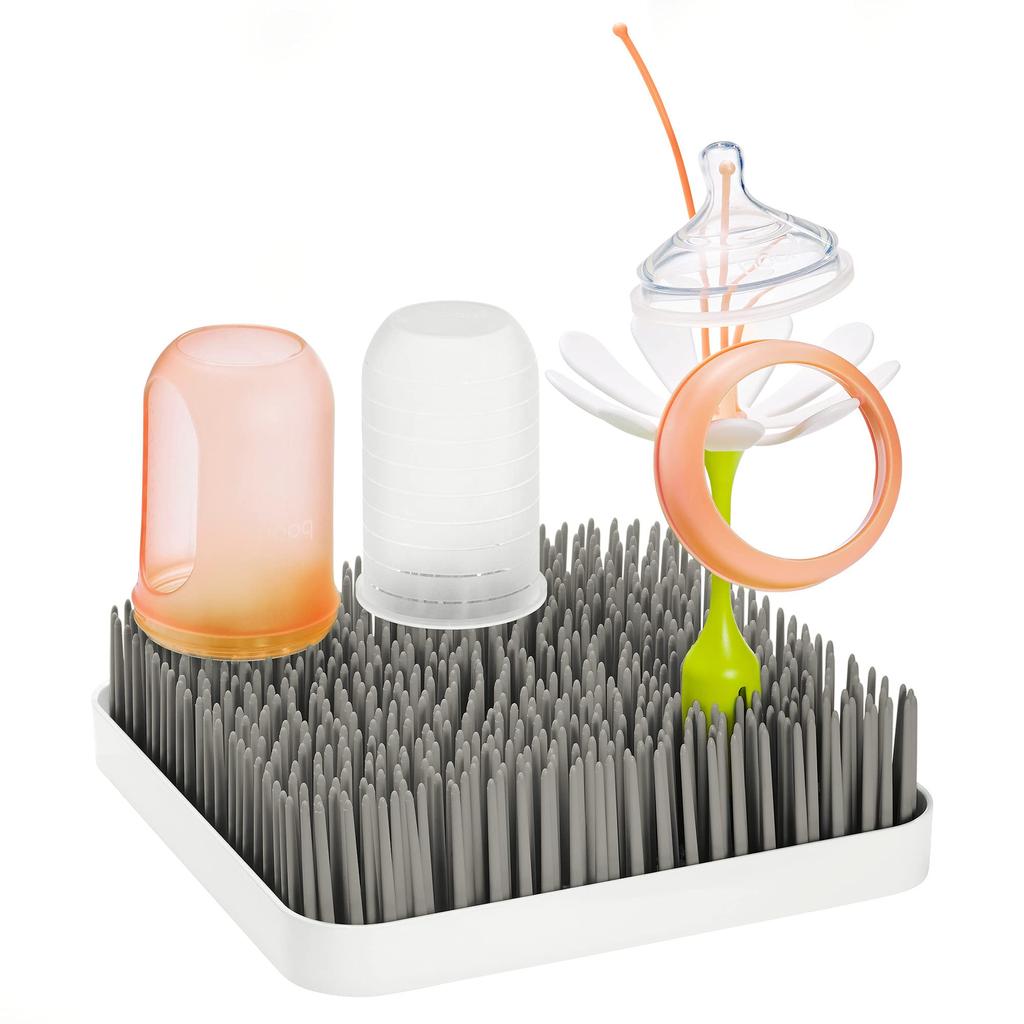 Takara Tomy Boon Dry Rack Glass GRASS Gray Baby Bottle Rack