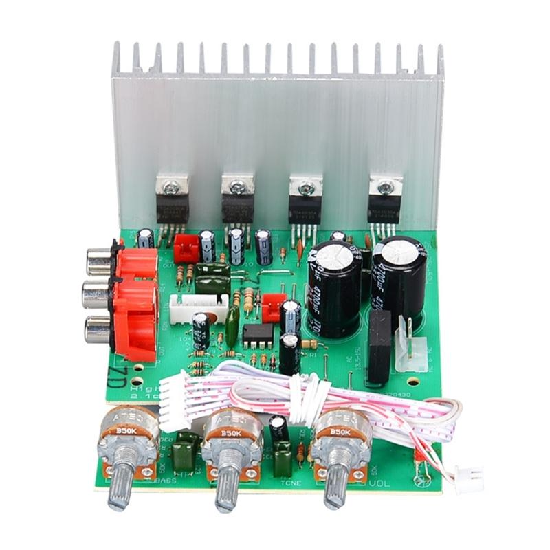 DX-418 Powerful 60W Subwoofer Amplifier Board High Powers 2.1 Channel 60Wx3 Power Amplifier Plate for  Speaker System