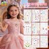 DIY Mini Nose Gage Stickers Girls Children High Beauty Gemstones Children's Tattoo Decorative Disposable