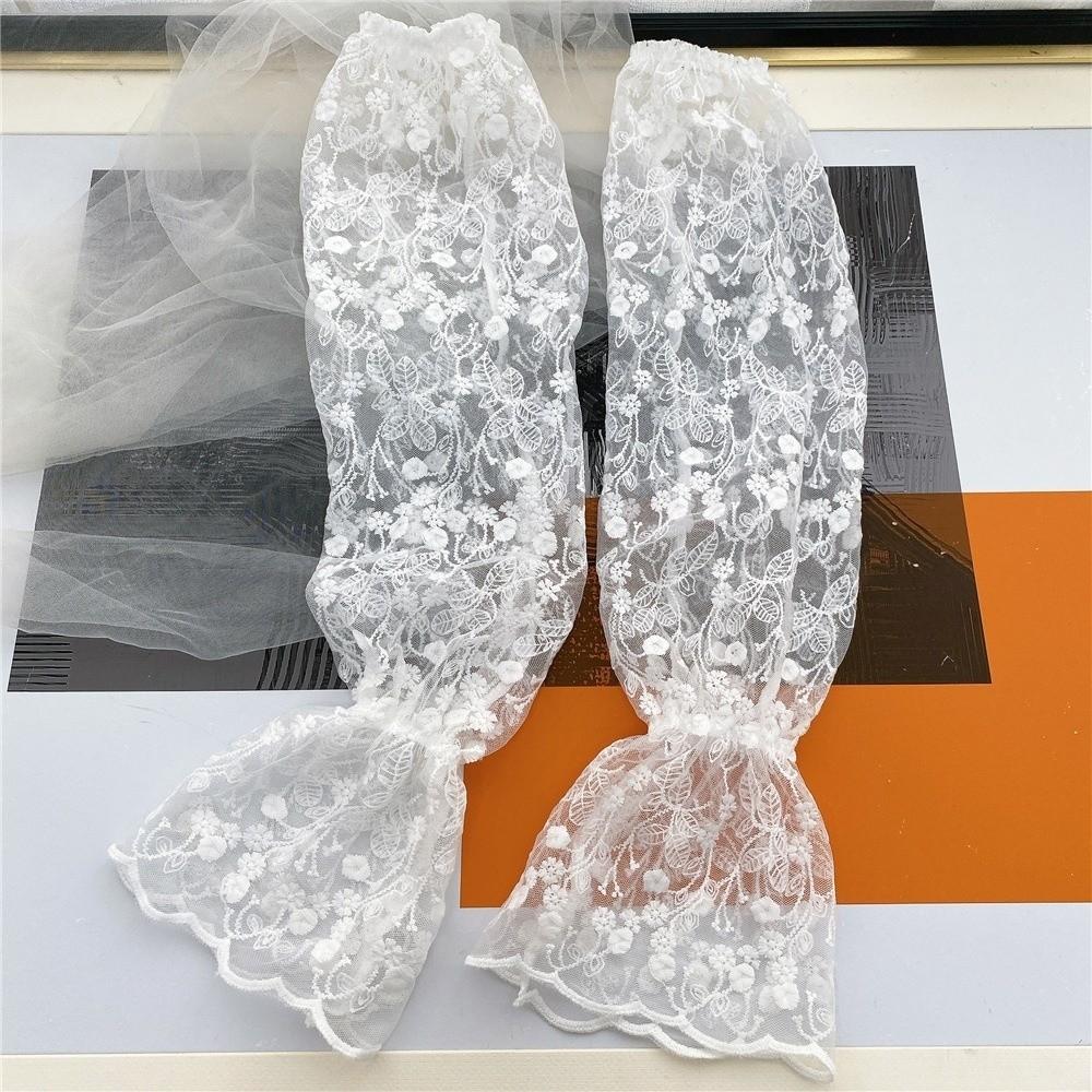 Thin Sun Protection Cover Hollow Sunscreen Arm Sleeve Sweet Ice Silk Sleeves Girl