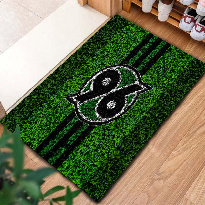 Hannover 96 Teppich für Wohnzimmer Schlafzimmer Zuhause Sofadekoration, Kinder Spiel rutschfeste Bodenmatte