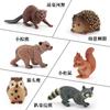 Realistic 16 Piece Forest Animal Model Set Featuring Squirrel Chipmunk Hedgehog And Whitetail Deer For Cake Decoration And Static Display