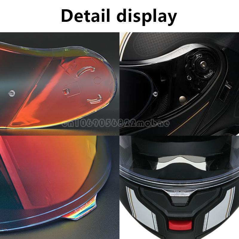 Neotec 3 CNS-3C Motorcycle Helmet Visor for SHOEI Neotec3 CNS-3C Visor Moto Interchangeable High Quality Full Face Replacement