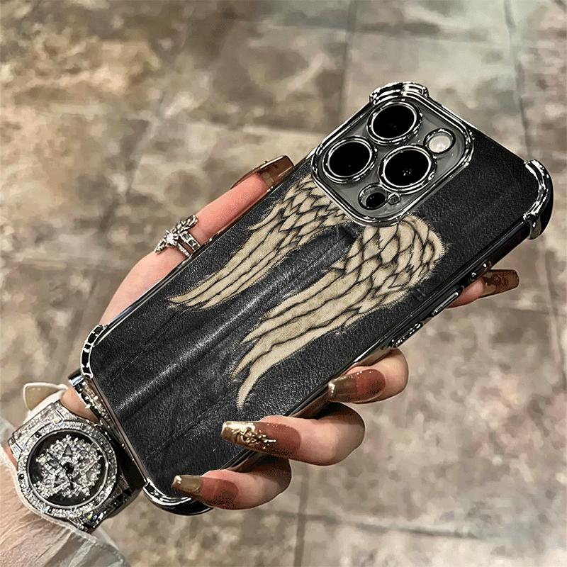 The Walking Dead Daryl Dixon Plating Phone Case For Iphone 16 17 Pro Max Air 16E 14 15 Plus 12 13 Mini Anti-Fall Airabag Cover