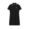 Original Fashion Simple Basic Classic Retro Casual Relaxed Versatile Comfortable Polo Collar Short Sleeve Dress Women Dresses Black F51W629306FBK