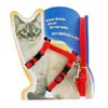 Cat Harness and Leash Adjustable Halter Harness with Nylon Strap, Safety Rope Leads for Kittens Comfortable Escape-Proof Design