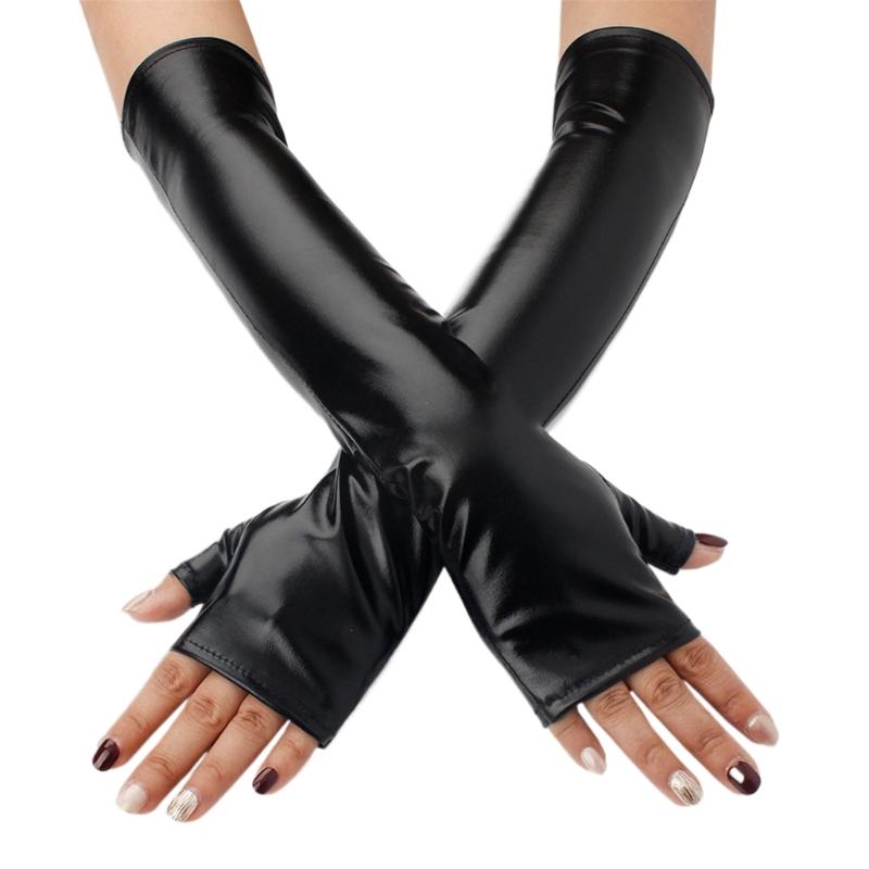 

Metallic Gloves for Women and Girls in Theme Party Comfortable to Wear Elastic Nightclub Stretchy Gloves