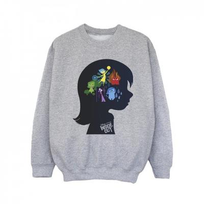Mädchen Alles steht Kopf Silhouette Sweatshirt