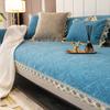 Lace Chenille Textured Sofa Covers for Living Room 3 Seats Luxury Couch Slipcover L Shape Chair Loveseat Cover Non-slip