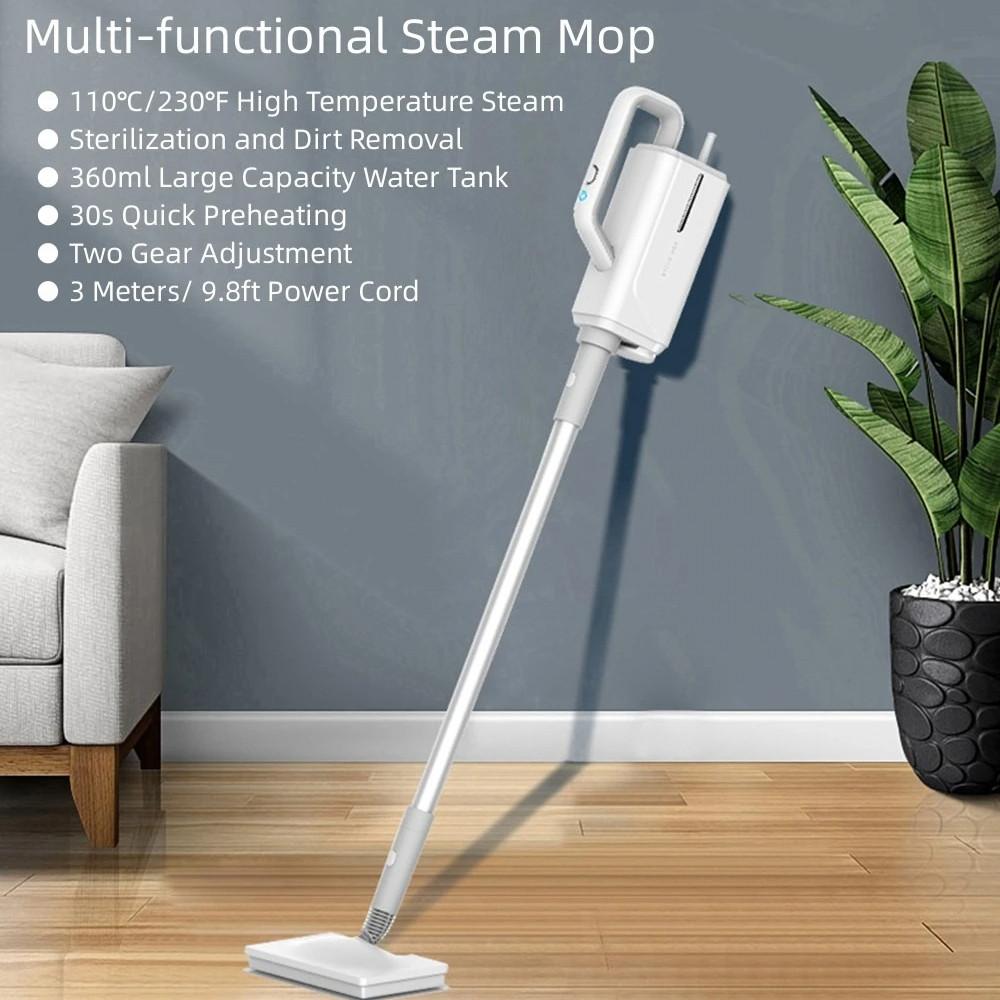 1500W Domácí multifunkční parní mop Vysokoteplotní parní čistič Klimatizace Kuchyňský čisticí stroj