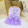 Sweet Dog Dress Cute Pet Clothes Cat Apparel Summer Pet Princess Skirt  Chihuahua Poodle