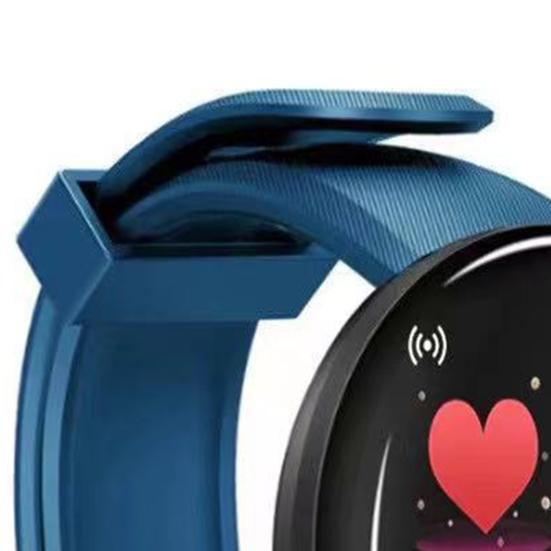 D18S Smart Watch Colorful Touch Screen Heart Rate Monitor Round Dial 1.3 Inch Sport Bracelet Fitness Tracker for Outdoor