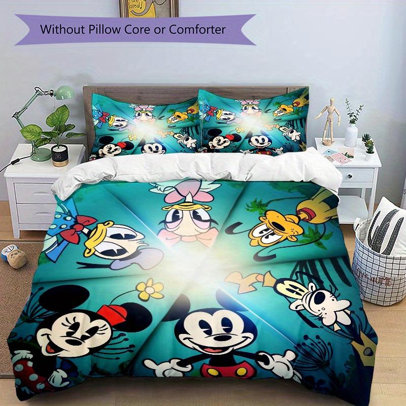 3pcs set Mickey Mouse, Daisy Duck, Goofy print bedding quilt cover, soft and comfortable quilt cover suitable for bedroom and guest room39