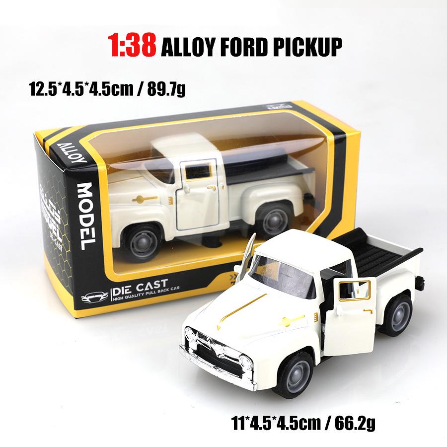 Norson 1:38 Classic Retro Vintage Pickup Truck Alloy Toy Car for Children