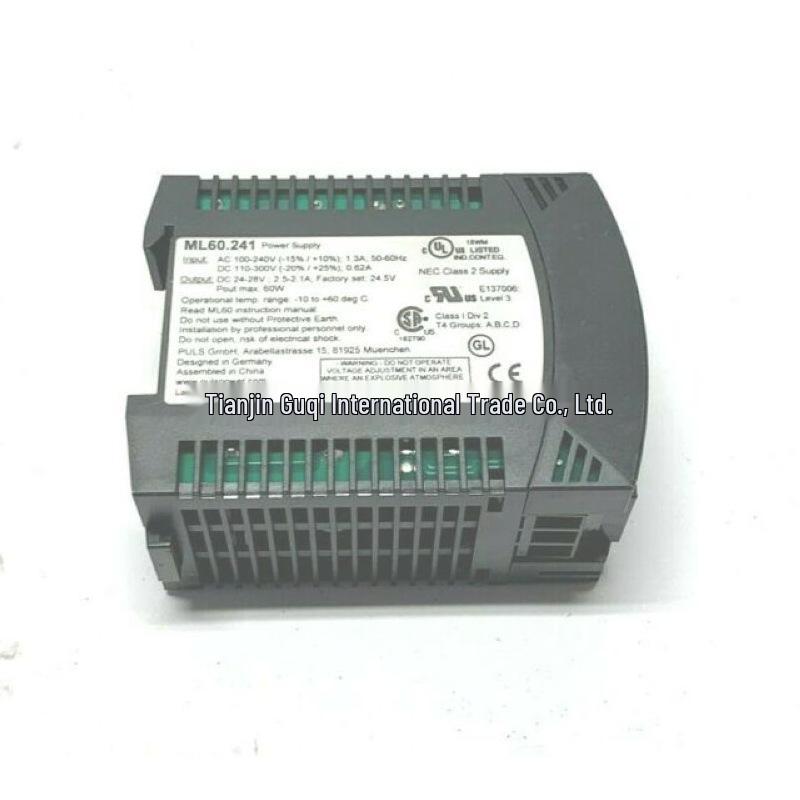 PULS ML60.241 DIN-Rail Power Supply: 100-240V Input, 24V 2.5A Output, 60W