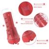 Men's Portable Soft Rubber Masturbation Cup - Simulated Oral Sex Trainer Flashlight.