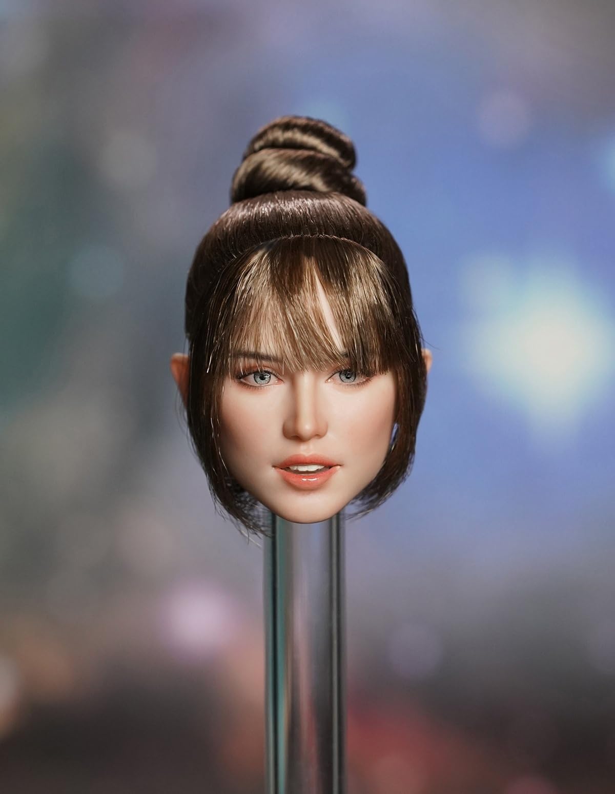 

Голова фігурки Action Figure для SUPER DUCK Жіноча Студентка Засмагла Західна Красуня та Одяг Не [TOYBARJAPAN] 1/6 SDH048, Студентка/Офісна Леді, Шкіра,
