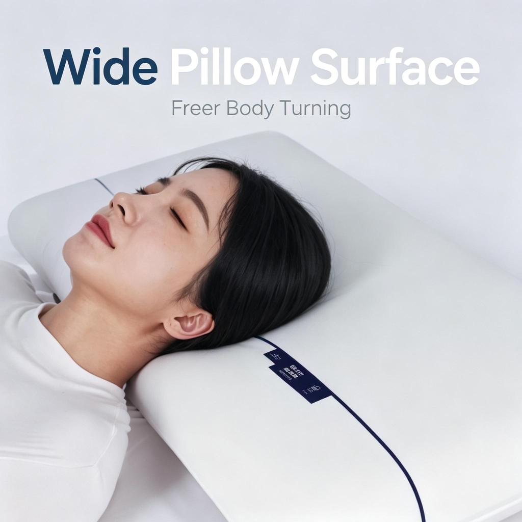 Deep‑Sleep Pro Hotel Memory Foam Pillow, Slow‑Rebound Zero‑Pressure Bed Sleeping Pillow