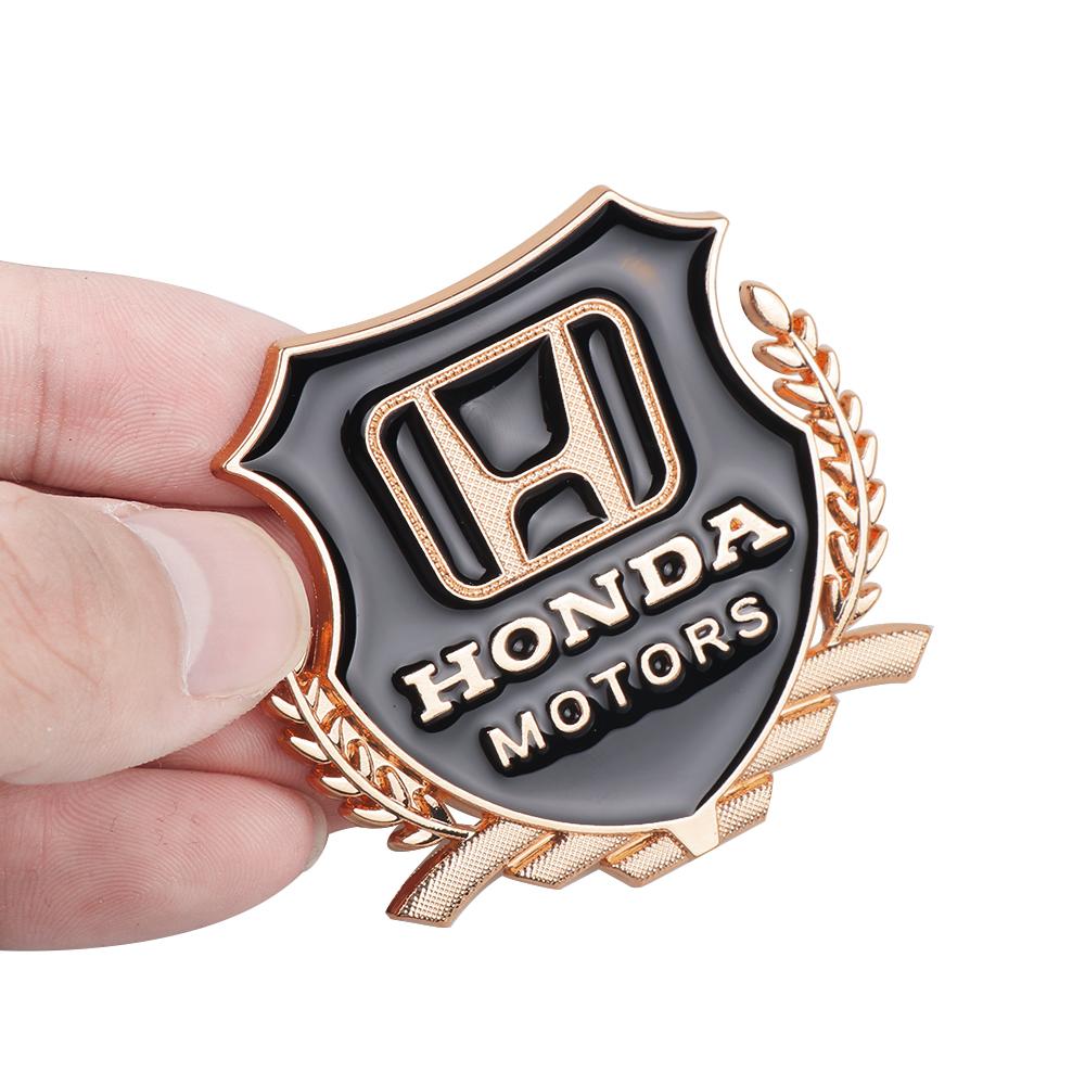 Pgnkd1 For Honda Civci FIT CRV Accord Jazz HRV Dio Stepwgn Prelude Insight Metal Car Sticker Mai Sui Side Logo Window Body Car Logo