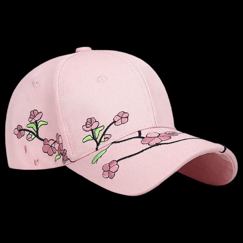 Женская бейсболка в китайском стиле с цветами сливы ZHENYUEQI Adjustable