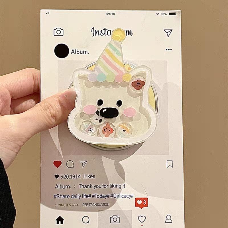 Cartoon Animal MagSafe Magnetic Stand: Strong, Retractable, Desktop Holder