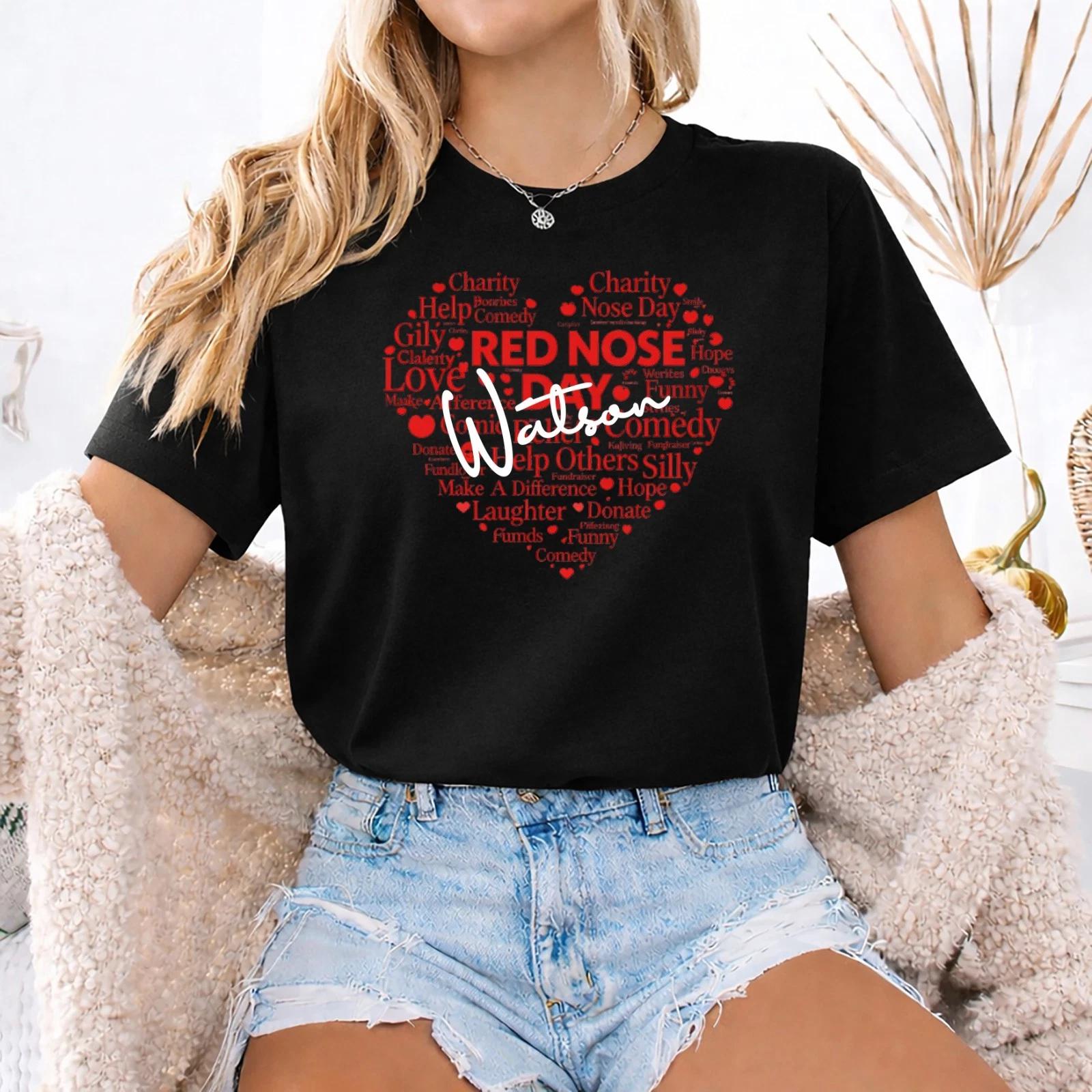 Red nose day 2026 T-shirt, Kids comic Relief Funny Shirt, Love Nose Day M