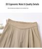 2026 Summer Women's High-Waist Ice Silk Wide-Leg Pants - Loose, Slimming Drape