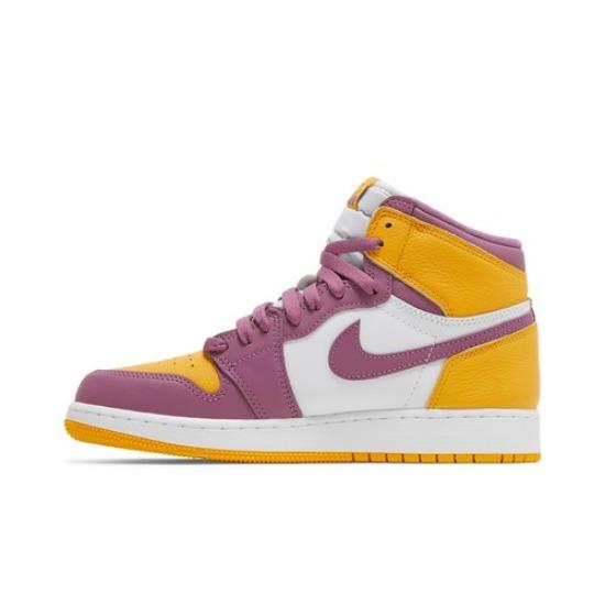 Air Jordan 1 Retro High OG University Gold et Light Bordeaux GS 575441-706