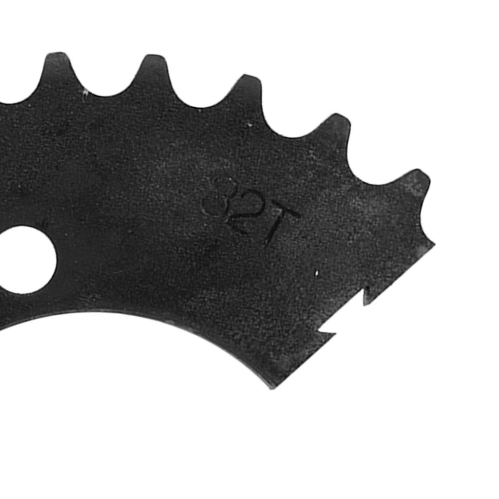 32 Tooth Split Sprocket 420 Steel Split Type Chain Sprocket for Motorcycle Electric Bike Scooter Racing