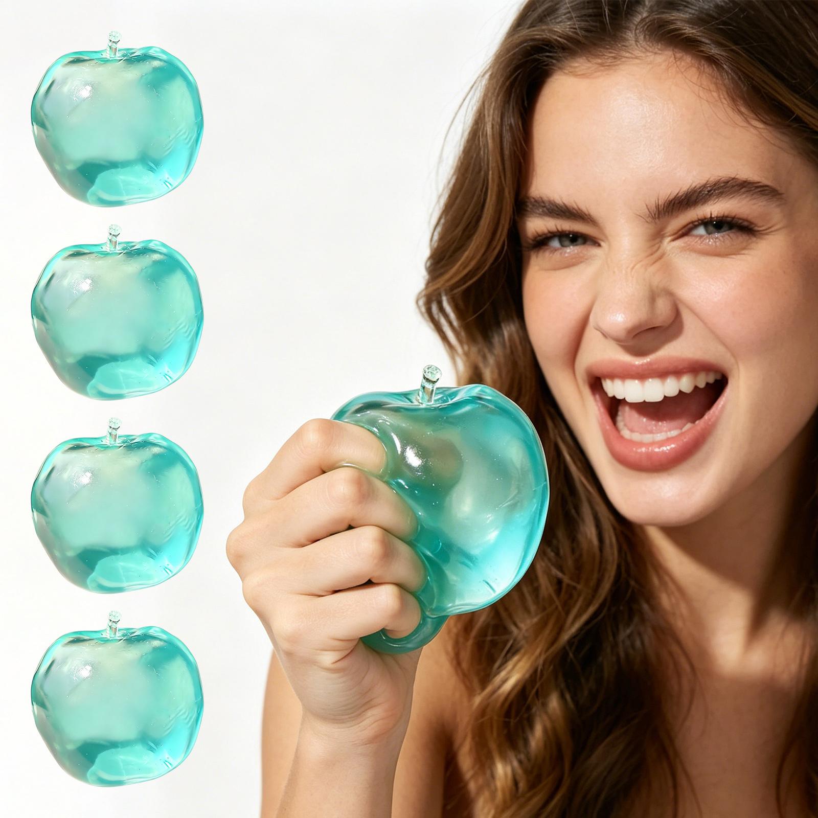 

Blue Fruit Shaped Moldable Sensory Toy, Petroleum Jelly Filled Stress Relief Plaything For Kids & Adults One Size синий