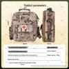 Tactical Camouflage Emergency Medical Shoulder Bag