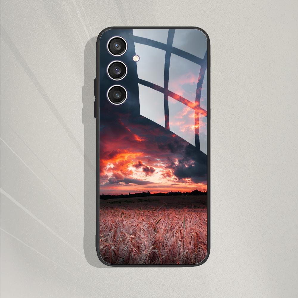 

For Samsung F34 5G Case Cover For Samsung Galaxy M34 5G SM-M346B Marble Printing Tempered Glass Case For Samsung M 34 F34 6.5 Samsung F34 5G