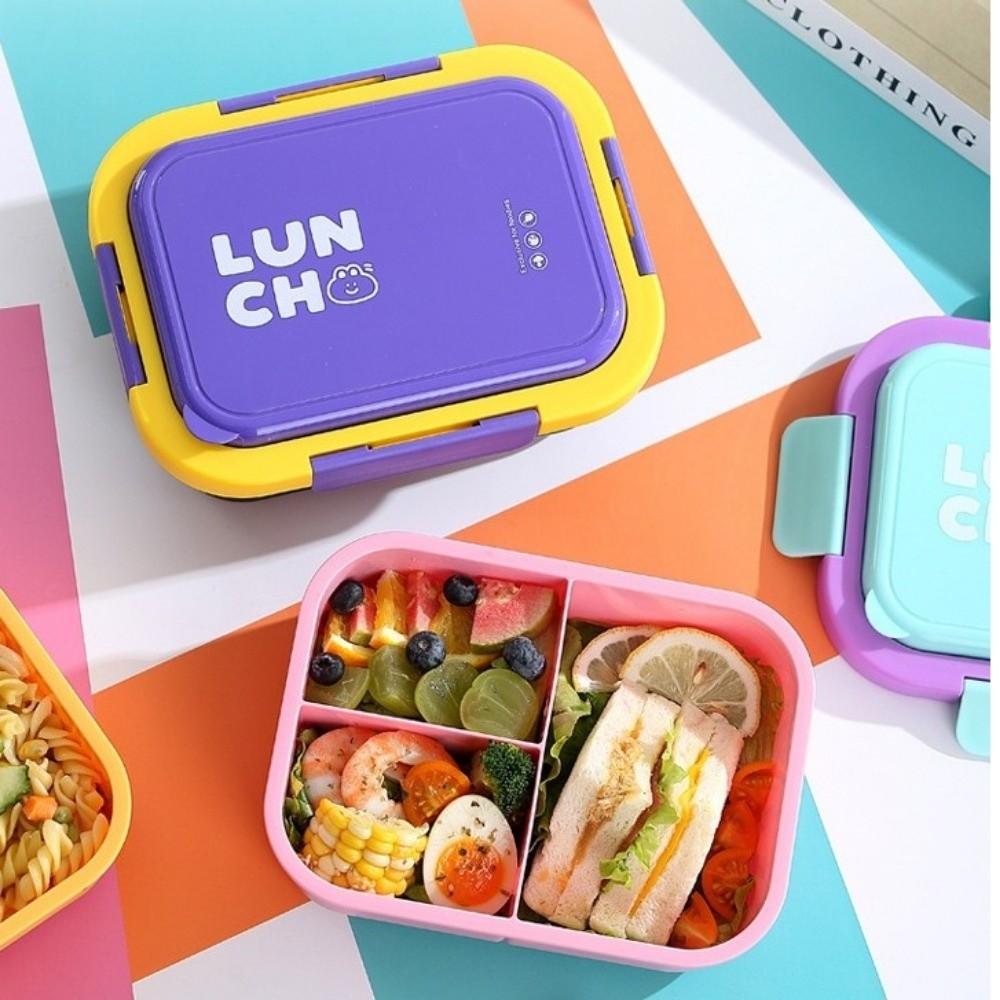 With Fork and Spoon Lunch Box Reusable Insulated Lunch Container Box Food Storage Box Worker