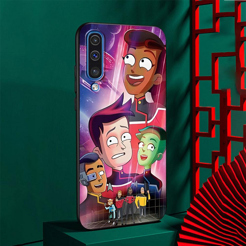 Star Trek Lower Decks Case for Samsung Galaxy A03 A04s A20 A30 A20e A70 A70s A50 A40 A30s A50s A20s A10s TPU Black Phone Cover