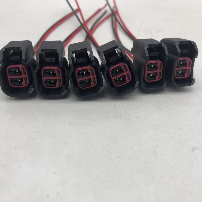 1/2/5/8/10/20/50/100pcs Waterproof EV6 EV14 Fuel Injector Plugs Connector For Ford Chevy Dodge Chrysler Subaru USCAR Fuel Inject