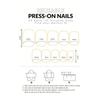 24pcs Square Fake Nails With Fresh Elegant Dark Green Leaf Gold Foil Morandi Style Design Press On Nails Nail Art Supplies