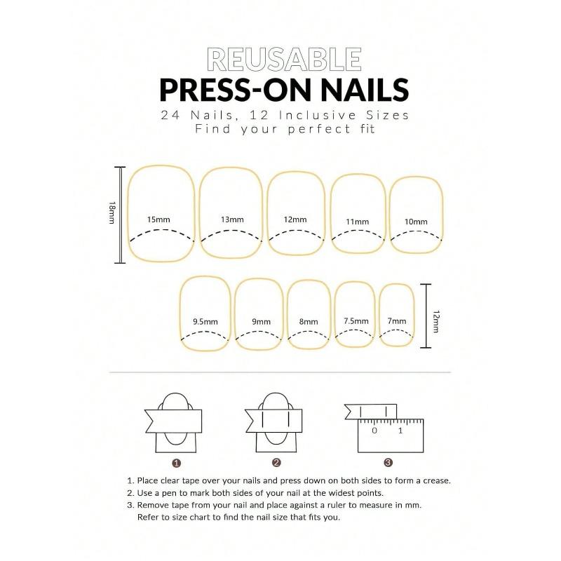 24pcs Square Fake Nails With Fresh Elegant Dark Green Leaf Gold Foil Morandi Style Design Press On Nails Nail Art Supplies